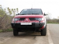 Передний силовой бампер DDengineer для Mitsubishi L200 2006- без дуги