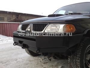 Передний силовой бампер RusArmorGroup для Mitsubishi Pajero Sport до 2000 г с дугой для MITSUBISHI