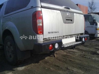 Задний силовой бампер DDengineer на Nissan Navara с калиткой для NISSAN